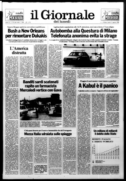 Il giornale del lunedi